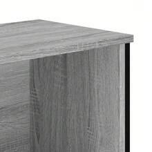 Bücherregal Grau Sonoma 50x31x137, 5 cm Holzwerkstoff - Grau - Übersicht 6