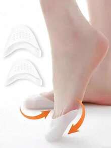 1 para silikonowych nakładek na palce baletowe, ochraniacze na palce do wysokich obcasów, wkładki antypoślizgowe na palce i przednią część stopy