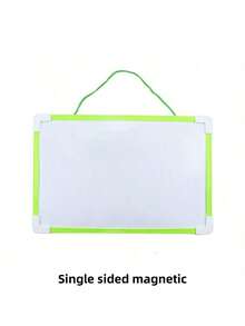 Single Sided Magnetic White Board Office Bulletin Board Dry Eraser Board Hanging Message Board For Draw Graffiti Handle Official Business Write Leave A Message Message Recording Multi Functional Writing Board Single Sided Magnetic Writing Board