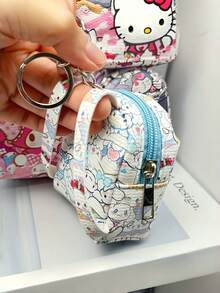 حقيبة عملة بطراز سانريو، حقيبة سلسلة مفاتيح، حافظة سماعات الرأس، حقيبة ظهر صغيرة