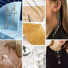 5米/卷项链链，适合DIY珠宝制作，项链链套装，包含20个龙虾扣，90个跳环，1米/包（不含龙虾扣和跳环） - 鏈條 - 查看 5