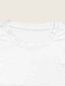 Playera de mujer con temática de adopción de mascotas, perfecta para look diario - Blanco - Ver 4