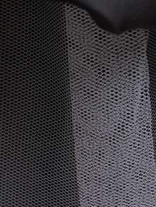 女童圆领长袖蕾丝网纱3D花朵蝴蝶结优雅花童礼服，适合正式派对、生日等场合，不含头饰 - 黑色 - 查看 9