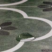 بساط أرضية مطبخ بنقوش زهرية، بطانية مضادة للزيت والانزلاق والسقوط، طول قابل للتخصيص