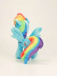 Hasbro Hasbro Muñeca de peluche - Diseño de la Princesa Twilight Sparkle, con cuerno brillante y melena arcoíris, suave y cómoda, adecuada para niñas, regalo festivo, apta para niños de 3+ años, personaje con licencia oficial - Rainbow Dash - Ver 4