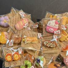 Simulation Mini Bread Cake Dessert Food Game Miniature Creative Model Play House Small Food Ornament 1 Pcs