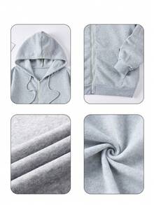 Cute Cat Pattern Printed Jacket, Women's Casual Hooded Jacket, Fashionable Hat Rope Hooded Jacket, Women's Comfortable Hooded Jacket, Casual Everyday Women's Jacket, Women's Clothing, Casual And Versatile,Jackets For Women,Cardigan Women,Long Sleeve Top,Long Sleeve Tops For Women,Autumn Outfits Women,Winter Clothes,Going Out Tops Women