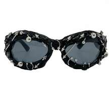 1 Pc Personalized Rivet  Fashionable  Dark Punk Style - màu đen - Xem 5