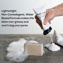 MARLOWE. No. 123 Facial Moisturizer 6 Oz, Daily Face Lotion With Aloe Vera & Green Tea Extract, Hydrates, Nourishes, Restores & Soothes, Lightweight, Non-Greasy, Fresh Aloe Citron Scent,12117938 - Coffee Brown - View 5