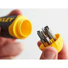 STANLEY Multibit Ratchet Screwdriver &10 Bits (Multi Colour) - (TK26571) - Multicolor - View 10