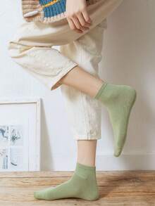 15 زوج (مجموعة عشوائية) جوارب كاحل ملونة للنساء، جوارب قصيرة مريحة ومتعددة الاستخدامات للرياضة والاستخدام اليومي