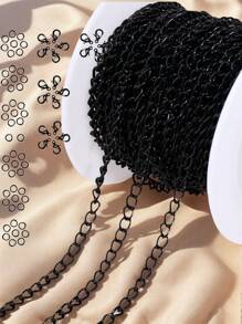 5m/Roll Necklace Chain, Suitable For DIY Jewelry Making, Necklace Set, Includes 20 Lobster Clasps, 90 Jumpring, 1m/Bag, Not Including Lobster Clasps And Jumpring - Single Buckle Chain - View 9