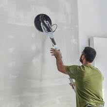 Lijadora Eléctrica Para Paneles De Yeso Con Manguera De Aspiración de 2 m Herramienta Para Quitar Techos De Palomitas De Maíz de 6 A y 710 W Luz LED Velocidad Variable de 800 a 1700 RPM - Tipo de Enchufe A USA (110-127V) - Ver 7