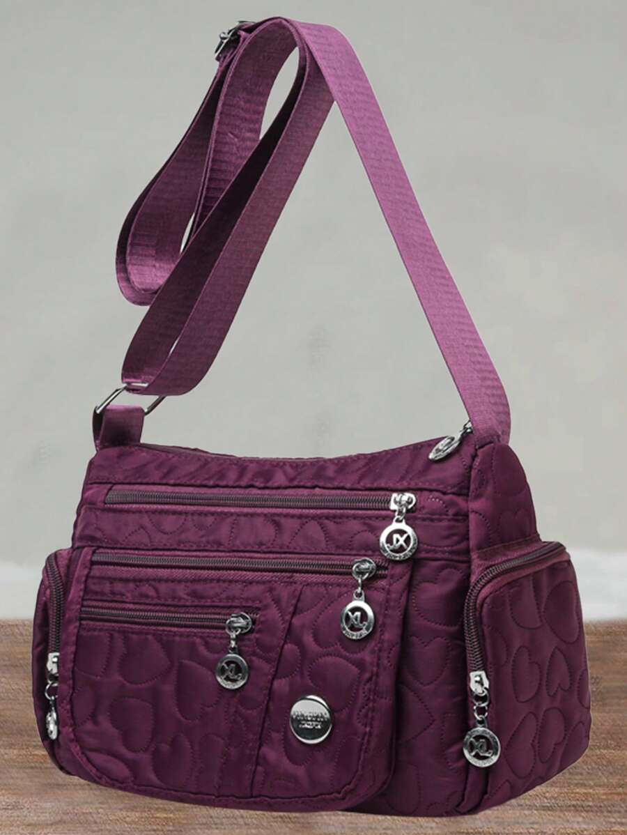 新款斜挎包牛津布男士公文包大容量斜挎包 - 彩色 - 查看 1