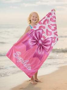 Personalized Kids Beach Towel,Summer Birthday Gift For Kids,Summer Vibes,Girls Beach Trip,Custom Beach Towel,Swimming Pool,Beach Decor,Christmas Gift Supplies