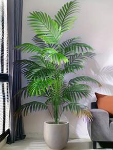 Conjunto artificial de 3 en 1 de árbol de palma ultra realista con Monstera y Ave del Paraíso - Plantas de palma de areca falsas de 90-120 cm de altura, decoración tropical de plástico para interiores/exteriores para el hogar, jardín, boda y fiesta, árboles falsos de bajo mantenimiento para sala de estar, oficina, patio, balcón y decoración de eventos (diseño resistente al agua + idea de regalo perfecta para inauguración de casa/cumpleaños)