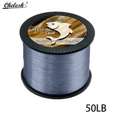 chelesh 546yds, 328yds Monofilament Nylon Fishing Line, Transparent Invisible Absorbent, Abrasion Resistant Nylon Line, Diameter 0.52mm-1.0mm, Strength 35LB-150LB, Suitable For Freshwater, Saltwater, Sea Fishing, Ideal For Long Distance Casting And Braiding Nets, Also Can Be Used For Invisible String, Beading, Strong Monofilament, Hanging Handmade DIY Decorations And Crafts.