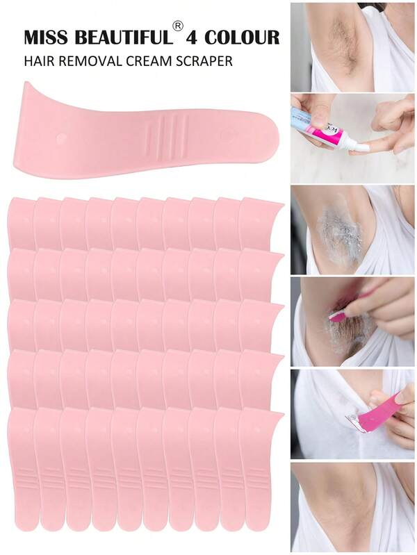 50 piezas Espátula para depilación, Espátula para limpieza de cera, Raspador de mascarilla facial, Aplicador de depilación y herramientas de belleza para depilación, diseño ergonómico, reutilizable, cómodo, para hombres y mujeres. Navidad, invierno, rosa, graduación, cumpleaños