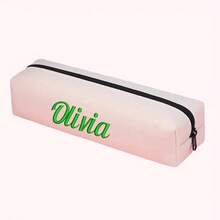 1 Pieza Estuche de lápices de gran capacidad de PU personalizado y personalizado para el almacenamiento de artículos de papelería de estudiantes de primaria y secundaria, creativo multifuncional y sencillo, de vuelta a la escuela - Multicolor - Ver 18