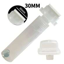 Refillable Paint Pen Empty Marker [1mm-15mm], Clear White Acrylic Permanent Empty Paint Marker, Fillable Paint Pens For Rock Painting, Ceramics, Glass, Graffiti, Stone, Art, And DIY Back To School