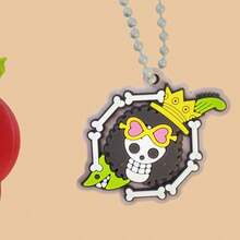 Miniso 1 pieza Pendiente en forma tridimensional de la Fruta del Diablo de la serie One Piece (Brook). Está cuidadosamente moldeado en una forma tridimensional basada en la Fruta del Diablo correspondiente a Brook. (1 pieza) - Multicolor - Ver 4