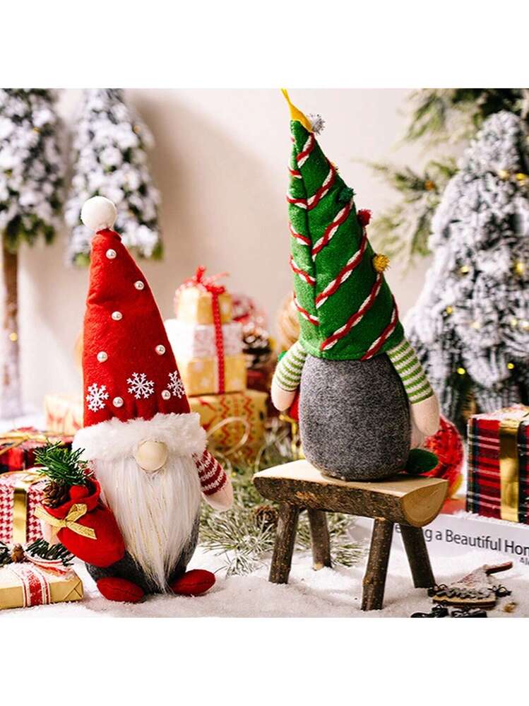 10 In 1 Christmas Building Blocks Santa Claus Tree Snowman Stocking