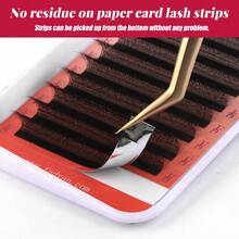 Fadvan 12Rows Real 6D W Lashes 0.07 C/D/L 8-15mm Premade W Fan Lash Extensions Natural Soft Black/Brown W Style Lashes Faux Mink Individual Lashes,Professional Eyelash Grafting,Lash Tech Supplieslash Clusters,Eyelash Clusters,Individual Eyelashes,Lashes,Fake Lashes - Black - View 7