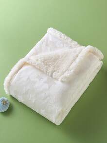 1pc Baby Autumn/Winter Double Layer Swaddle Blanket - Pink - View 14