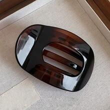 1 Piece Abalone Claw Clip With A High-End Feel, New Style Of Hair Clip With A Flat Horizontal Clip At The Back Of The Head - Multicolor - View 9