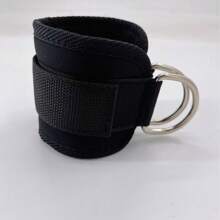 Adjustable Resistance Band With Dual D-Rings, Fitness Leg Strength Training Gym Support Sleeve, Ankle Strap Sports Protector