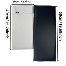 1 pieza Acolchado de pared 3D autoadhesivo de 20 cm x 40 cm, paneles suaves y amortiguadores, adecuado para la decoración de dormitorios y pasillos, fácil de instalar