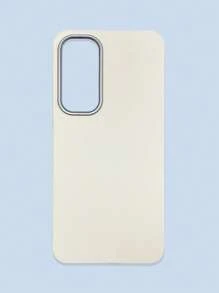 极简时尚白色、灰色、黑色仿皮纹理手机壳，防指纹、防水、防汗，超薄柔软触感，手机保护套，兼容三星、 17 Pro Max、13/14/15/16/16 Plus/16 Pro Max - 白色 - 查看 31