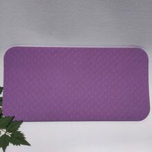 Rodillera de Yoga, cojín suave de TPE, almohadilla protectora de soporte para codo, pierna, brazo, ejercicio de equilibrio, Fitness, entrenamiento, estera de Yoga, 2 uds. - Morado - Ver 2