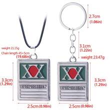 1pc 2025 New Anime Peripheral License Keychain, Main Character Gon Hunter Certificate Necklace Pendant, Birthday Gift, Christmas Gift, Halloween Gift, Perfect Gift - Multicolor - View 5