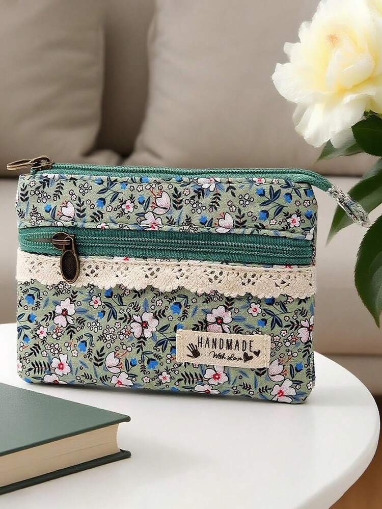 1 pieza Bolsa de cosméticos pequeña, bolsa de almacenamiento, monedero de viaje, bolsa de aseo, bolsa de cosméticos linda, bolsa de cosméticos de viaje, bolsa de aseo, bolsa de almacenamiento de cosméticos, bolsa de almacenamiento portátil de gran capacidad, bolsa de cosméticos pequeña como regalo para mujeres, bolsa de almacenamiento, monedero de viaje para cosméticos - Multicolor - Añade 14