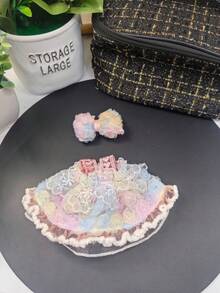 17cm Clothes Accessories, Sitting Party Pullbob Dress, High-End Wedding Gown Skirt Set - Multicolor - View 8