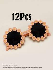 1-12 chiếc kính mắt hoa, kính mắt cánh hoa cúc, thích hợp cho tiệc tùng, giải trí ngoài trời, đạo cụ chụp ảnh, đồ trang trí Hawaii, phụ kiện du lịch ngày lễ, đồ dùng cho kỳ nghỉ, nhẹ, bền, đa chức năng - nhiều màu - Xem 20