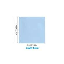 4本粉彩色自粘便签本，7.5 x 7.5厘米（3 x 3英寸），Morandi Colors品牌，方便用于家庭、办公室、笔记本，每本50张。 - 4 Colors - 查看 11