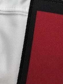 Top de Futebol Americano Masculina Bordada com Nome & Número, Camiseta Branca de Manga Curta com Decote em V Personalizada para Treinamento de Partidas Esportivas, Tamanho P-GG Verão - Branco - Visão 5