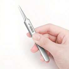 Stainless Steel Acne Needle With Precise Tip Design. Double-Ended Acne Removal Tool With Ring End + Hook End. Precise Cleaning Of Blackheads/Whiteheads/Closed Pores. Same As Beauty Salon Products. Dermatologist Recommended Exfoliation Care. Ergonomic Non-Slip Handle. Long-Lasting Corrosion Resistance And Easy To Disinfect. Suitable For Sensitive Skin Without Damaging Pores. Must-Have For First Aid Of Acne-Prone Skin. Home Beauty Care - Bạc - Xem 7