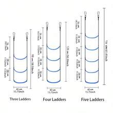 Escalera blanda inflable para embarcar en bote, escalera colgante plegable para bote inflable, yate, bote pequeño