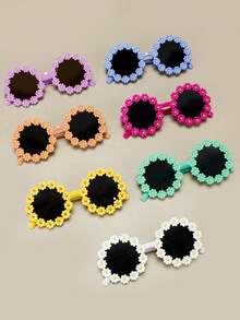 1-12 chiếc kính mắt hoa, kính mắt cánh hoa cúc, thích hợp cho tiệc tùng, giải trí ngoài trời, đạo cụ chụp ảnh, đồ trang trí Hawaii, phụ kiện du lịch ngày lễ, đồ dùng cho kỳ nghỉ, nhẹ, bền, đa chức năng - nhiều màu - Xem 1