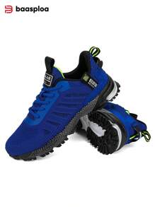 baasploa 男士跑步鞋、运动鞋、户外休闲轻便网球鞋、男士时尚网面专业跑步鞋、品牌鞋、尺码 41-45（修身效果，脚宽请选择大一码，另有加大码可选）
