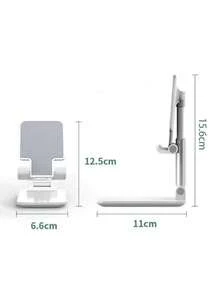 1 件可折叠手机和平板电脑支架，可调节桌面手机支架，可扩展桌面，懒人平板电脑直播在线课程便携式支架，可调节桌面角度和高度手机支架，桌面保护套手机支架，秋冬风格，家居用品，适用于学生宿舍，圣诞装饰，圣诞节，感恩节和除夕礼物。 - 彩色 - 查看 4