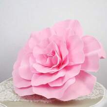 1朵人造PE泡沫玫瑰，尺寸30厘米-80厘米，巨型玫瑰，白色花朵，适用于情人节、房间DIY、婚礼、家居装饰、餐桌摆设、派对、花园装饰 - 彩色 - 查看 39