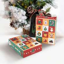 5pcs/Pack Christmas 12-Compartment Fun Surprise Box, Delight DIY Gift Box In Stock - Multicolor - View 8