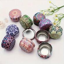 44pcs/6 Complete Gift Boxed Candle Making Kits With 2.5 Oz Metal Jars - Includes Container, Lid, Wick, And Making Tools - Perfect For Beginners And Hobbyists Alike! [Wax Molding Materials]