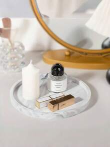 1pc Silicone Round Storage Tray, Suitable For Kitchen And Bathroom, Multi-Functional Organizer For Storing Items, Placing Scented Products, Perfect For Holiday Gift, Christmas, Thanksgiving, New Year, Compact And Stylish, Space-Saving Design, Easy To Clean, Ideal For Home, Apartment, Dorm, Enhances Organization, Keeps Essentials Accessible, Great For Daily Use, Must-Have Accessory For Modern Living, Durable And Lightweight.