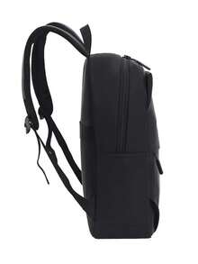 Mochila escolar masculina à prova d'água, estilosa, simples e prática - Preto - Visão 3