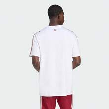 Adidas 男款 AFC ICON TEE 短袖T恤，针织圆领，TJM9395 - 白色 - 查看 3
